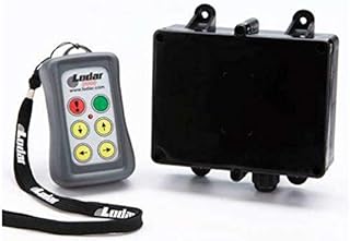 Pierce Lodar 90 Series Remote Transmitter and Receiver System – 4 Function IP55 Relay, 5 Amps, 200 Ft. Range – Wireless for Hydraulic Winches, Hoists & Powered Gear - Part 301144 / Model 90104-8