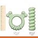 Nylabone Sensory Material Soothing Puppy Chew Toy Ring, Toys for Teething Puppies, Chicken Flavor, Small - Up to 25 lbs, 1 Count