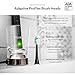 Aquasonic Black Series+ - Ultra Whitening 40,000 VPM Rechargeable Electric Toothbrush – ADA Accepted - Wireless Charging Glass - 6 Proflex Brush Heads & Travel Case – 4 Modes & Smart Timer