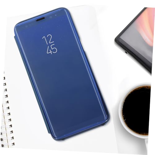 Étui de smartphone transparent bleu ciel HEMOTON avec support