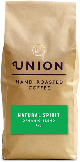 Union Hand Roasted Coffee - Natural Spirit Coffee Beans - Medium Roast (Pack of 1kg)