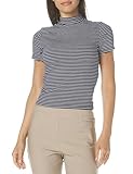 Levi's Women's Effortless Short Sleeve Tee, (New) Yosemite Stripe Navy Blazer