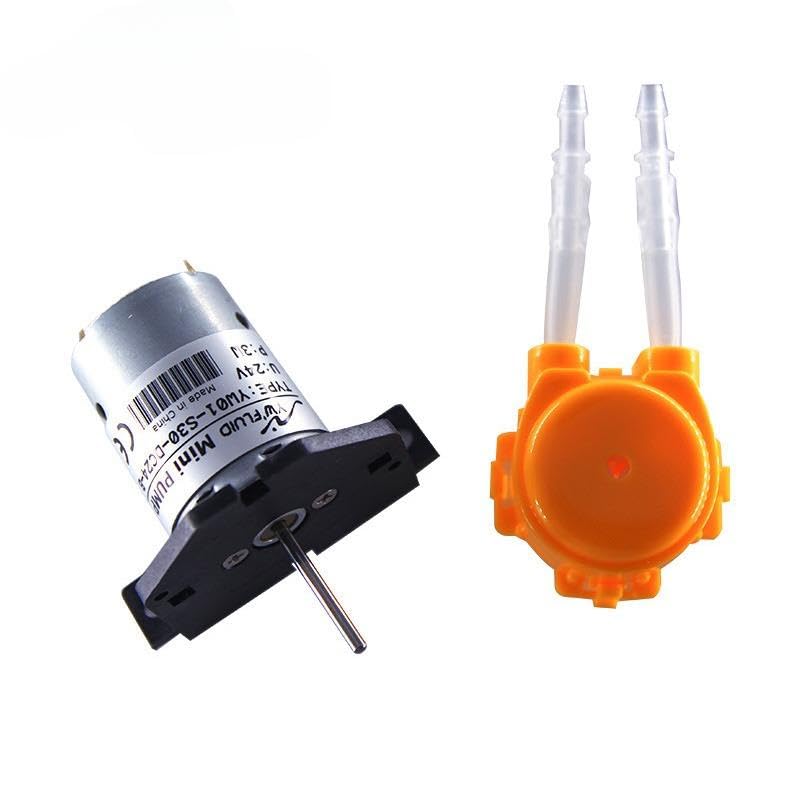 Micro DC Peristaltic Pump 12V 24V 85ml/min for Automatic Chemical Dosing System YW01-DC (YW01-24V DC-Straight Panel)