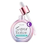 Olay Super Serum Night Repair, Fragrance-Free - Niacinamide, Peptide, Salicylic & Lactic Acid, Glycerin ​- 5-in-1 Skin Care Benefits - Hydrating, Evens Tone, Reduces Dark Spots, Anti-Aging, 1.0 Oz