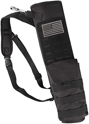 KRATARC Archery Lightweight Back Arrow Quiver Dual Use Foldable Compact Hip Arrows Bag with Molle System Pocket Hanged for Target Shooting Hunting KRATARC Archery Lightweight Back Arrow Quiver Dual Use Foldable Compact Hip Arrows Bag with Molle System Pocket Hanged for Target Shooting Hunting
