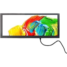VSDISPLAY 12.3 inch 12.3 1920x720 600nit IPS Portable LCD Monitor VS123ZJ01A,with USB VGA Video Port,Dual Speakers, as DIY Stretched Bar Display
