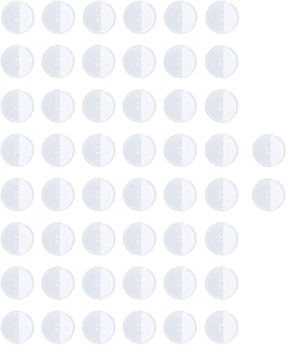 50 ganchos de techo autoadhesivos de 0.8 pulgadas de disco con agujero, ganchos redondos sin costuras para almacenamiento de pared, ganchos de