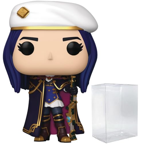 POP TV: Arcane League of Legends - Caitlyn Funko Vinyl Figure (Bundled with Compatible Box Protector Case) Multicolor 3.75 inches
