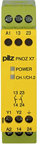 Disjoncteur de sécurité PNOZ X7 PILZ 230 V 2 NO coupe-circuit d'arrêt d'urgence industriel