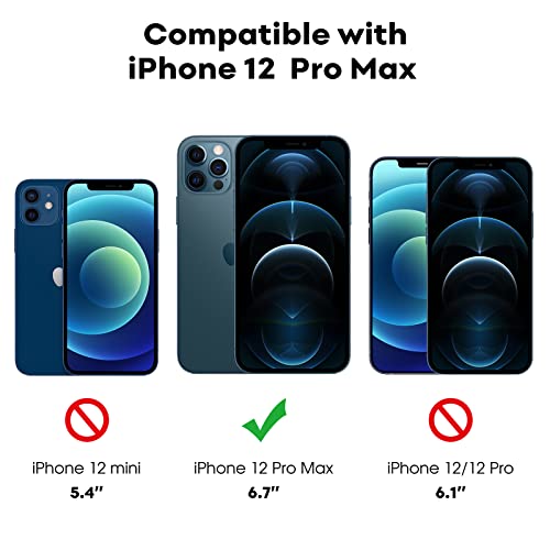 Image of JETech Full Coverage Tempered Glass Screen Protector Guard for iPhone 12 Pro Max with Easy Installation Tool, Case-Friendly, HD Clear, 3-Pack