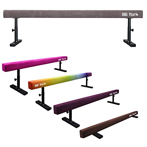 Reviews for 86 York Adjustable Balance Beam Gymnastic Equipment for Kids Home Practice 8 ft Long