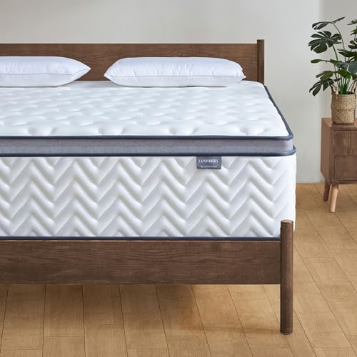 Lynnbery Matelas Hybride à Ressorts Ensachés Indépendants & Mousse à