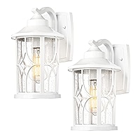 zeyu 14.6 Inch Outdoor Porch Light, Farmhouse 1-Light Outdoor Wall