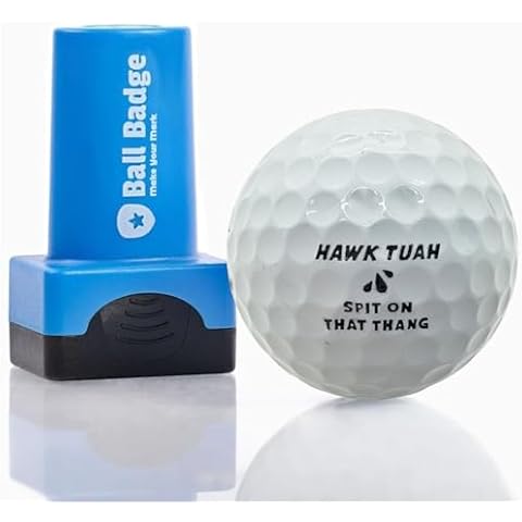 HODL 21 Ball Badge - Golf Ball Stamp, Self-Inking Golf Ball Stamper, Golf Ball Marker, Reusable Golf Ball Marking Tool to Identify Golf Balls, Reusable Ink Stamp for Golf Balls Cover