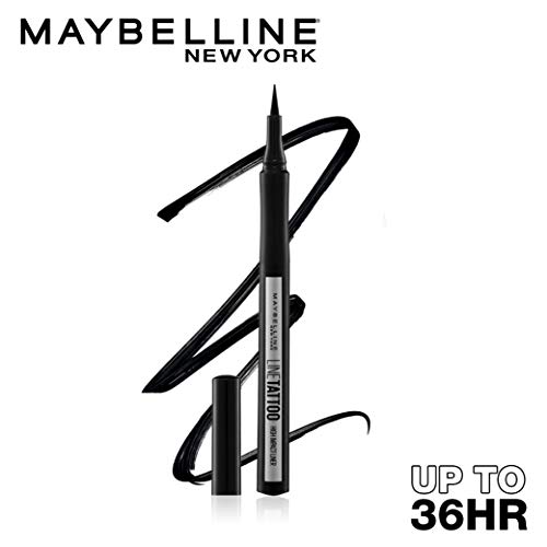 Image of Maybelline New York Super Stay Matte Ink Liquid Lipstick, 120 Artist, 5g & Maybelline New York Line Tattoo High Impact Liner Black, 1g