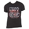 KISS T Shirt End of The Road Tour Red Official Mens Black S #3
