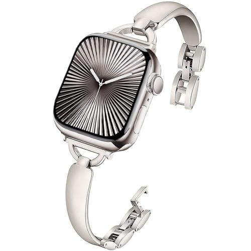 Bracelet Apple Watch strass élégant pour sublimer vos soirées et le bureau
