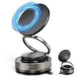 【真空吸盤&超強磁力】 スマホホルダー 車 マグネット スマホスタンド 車載ホルダー MagSafe対応 電動真空吸着式 吸盤 ダッシュボード 卓上 折りたたみ 携帯 スタンド 携帯ホルダー 置くだけ 安定性 片手操作 取り付け簡単 スマホ 360°回転