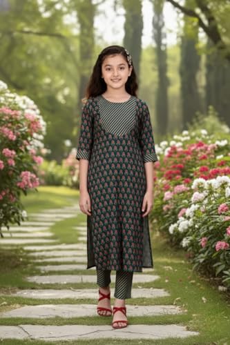 Image of Girls Girls Kurta Set