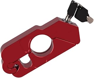 VANZACK 1Pc Cadeado De Trava De Moto Trava De Trava De Moto Trava De Corrente De Moto Pesada Cnc Trava De Moto Trava De Moto Trava Anti-Freio Trava De Trava De Acelerador Reinstalar