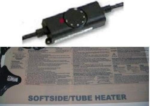 Softside Waterbed Heater with a 4oz Premium Water bed Conditioner & Patch Kit for King, Queen, Full & Twin Soft Sided Mattresses