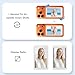 Selfie Monitor Screen,Compatible with iPhone/Android System, Magnetic Selfie Screen, Bluetooth Remote Control, Synchronized Back Camera Wireless Screen mirroring, Suitable for Vlog Live Stream TikTok