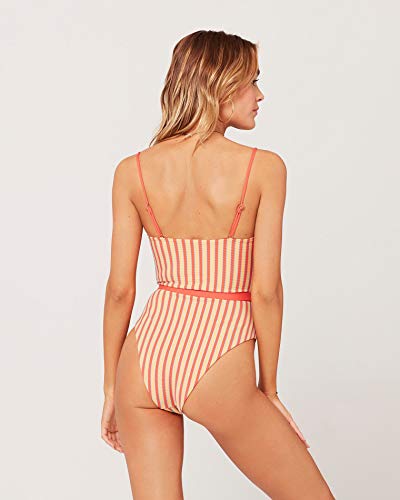 Lay It On The Line Lockhart One Piece Swimsuit Tangerine #TOP2