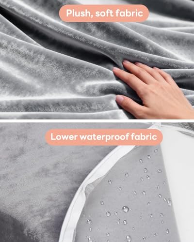 Almohada de lactancia de espuma viscoelástica, almohada de lactancia de tamaño grande, soporte ergonómico y valla de seguridad original para la seguridad del bebé, lactancia más fácil y saludable - imagen 6