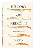 History of Medicine, Catalogue 268 B0043BV2T0 Book Cover