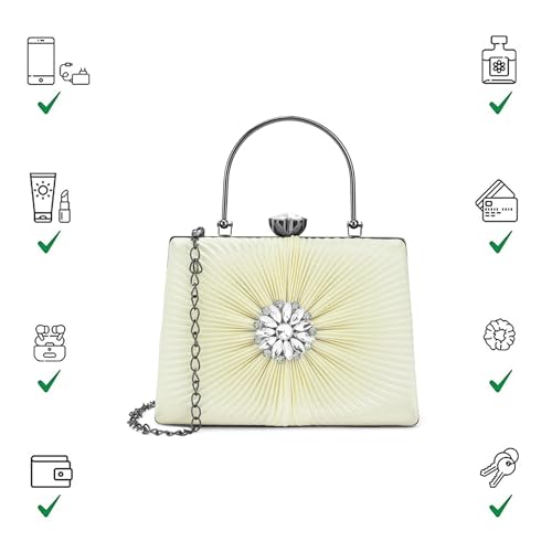 Image of Lavie Women's Ray Trapezoid Framed Clutch | Ladies Purse Handbag