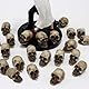 Fonyiunce 20 Stück Totenkopf Deko, Mini Totenkopf Figur, Halloween Deko Schädel, Harz Schädel Figuren, Horror Deko Mini Totenkopf Figur, für Spukhaus, Halloween Horror Party, Dekoration