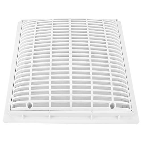 30x30cm Pool Drain Cover Square, Swimming Pool Main Drain Anti-Suction Cover Plate, Swimming Pool Draining Accessory