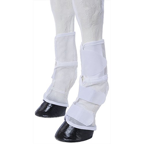 Tough 1 Contour Mesh Fly Boots Horse White