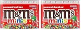 M&M'S MINIS Peanut Butter Milk Chocolate Summer Candy Bulk Summer Snacks, Sharing Size, 8.6 Oz Resealable Bag (Pack of 2)