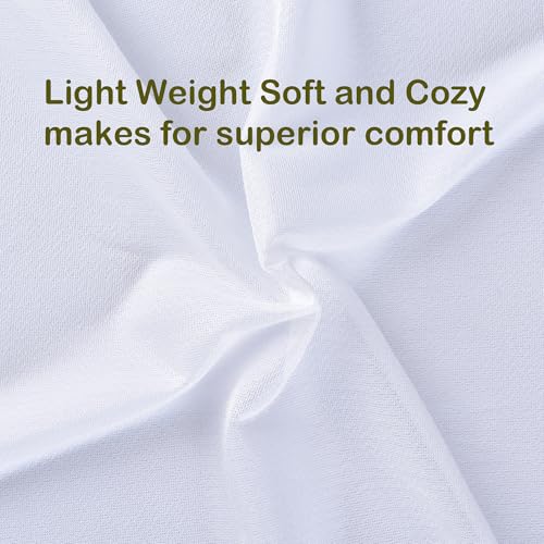 Image of Seneme Soft & Cozy Embroidery Stitch Cover 12 inch x 12 Yd Fusible Stabilizer for Machine Embroidery Covering Scratchy Stitches (White Light Weight)