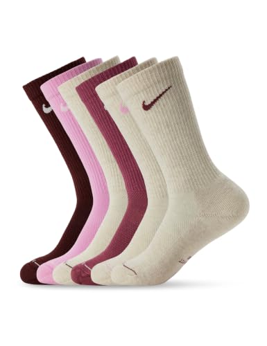 Image of Nike Adult Dri-FIT Everyday Elevated Crew Socks (6-Packs) | Mens and Womens