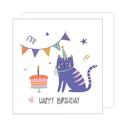 Edition Seidel Premium Carte D'anniversaire Carrée De