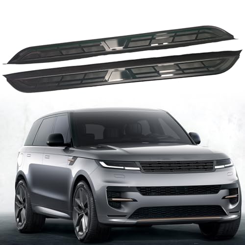 Running Board Side Step Aluminum Fits for LR Range Rover Sport 2023 2024 2025 2026 Pedal Nerf Bar 2Pcs Fixed (with Brackets