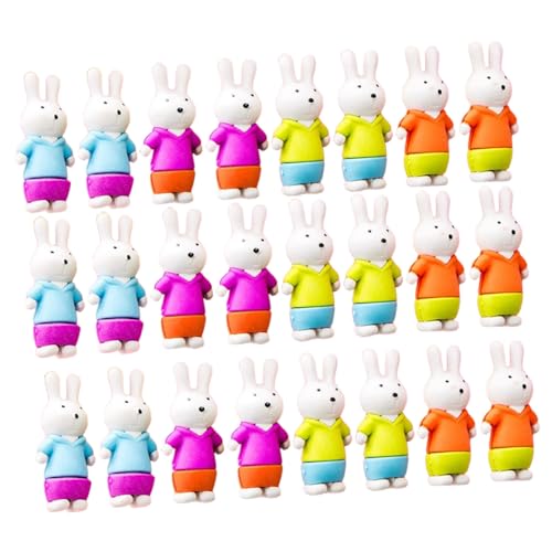 AGFELO 36個 学校用 かわいいウサギ型消し 向け筆消し 小型学用品 学生賞品用