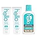 hello Antiplaque Fluoride Free Whitening Toothpaste and Peace Out Plaque Alcohol Free Mouthwash Pack, Includes Two 4.7 Oz Whitening Toothpastes and One 16 Fl Oz Fluoride Free Mouthwash