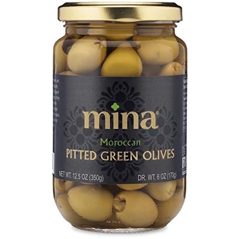 Mina Pitted Green Olives Cover