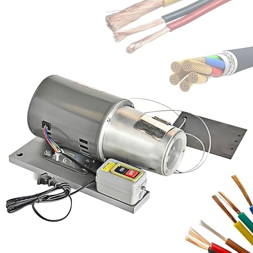 Máquina pelacables, diámetros de alambre ajustables de 1 a 3 mm y 2 a 25 mm, herramienta giratoria para proyectos eléctricos y de bricolaje, torsión y pelado eficientes