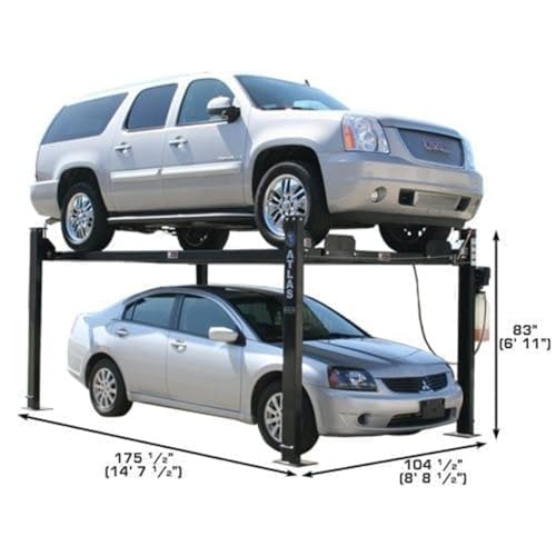 Atlas® Garage Pro 8000 Portable Hobbyist 8,000 Lbs. Capacity 4 Post Lift - Image 3