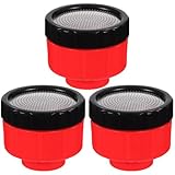 Toddmomy 3 Pcs Watering Breaker Nozzle Flower Shower Nozzle Plant Water Head Hose Lawn Misting Nozzle Garden Sprayer Nozzles Sprayer Wand Head Red Sprinkler Sprinkle Water