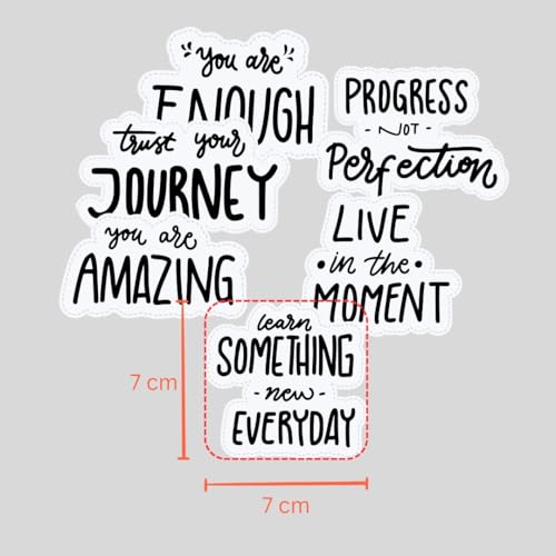 Image of Dia&Tia-Premium Fridge Magnets-Made in India for Office, Kitchen, refrigirators, Magnetic Boards-Motivational Quotes, Culture, Gamers, Cute Cartoons (Motivational Quotes - B)