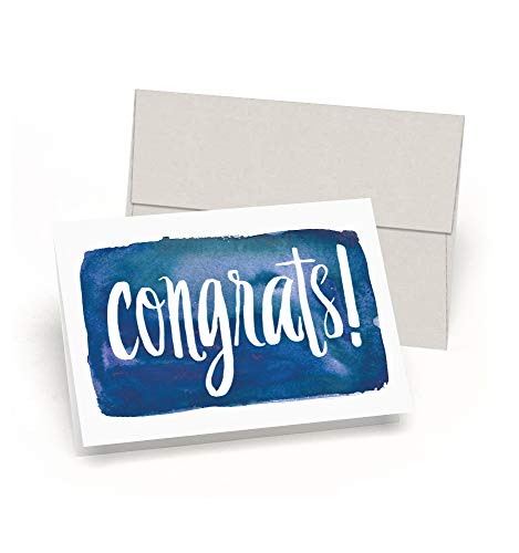 Palmer Street Press Congrats! Inky Navy Congratulations Cards - Set