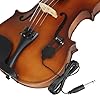 Clip on Microphone Piezo Pickup Violin Acoustic Guitar Ukulele with 6.35mm Jacks and 2.8 Meters Cable Removable Violin #4