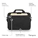 Targus 15-16 Inch Classic Slim Laptop Bag, Black - Ergonomic Briefcase and Messenger Bag - Spacious Foam Padded Laptop Bag for 16