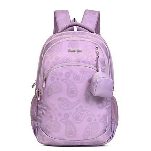 Image of BEAUTY GIRLS BY HOTSHOT|MAGICPACK 1616|SCHOOL BAG WITH JOYPOUCH|LARGE SIZE|TUTION BAG|COLLEGE BACKPACK|WATER RESISTANT BAG|40 LITERS SCHOOL BAG |FOR GIRLS & WOMEN