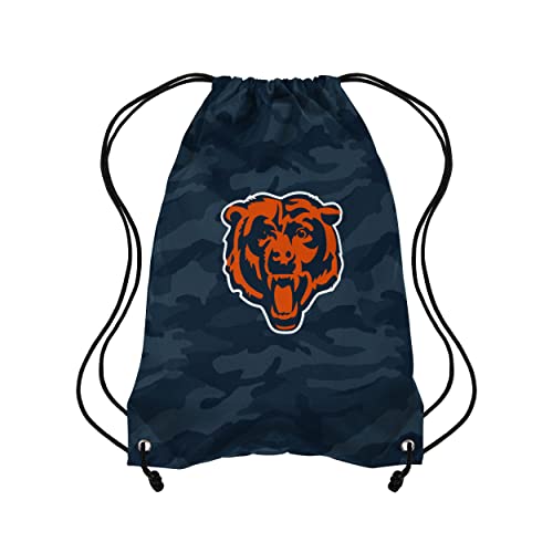 Foco BPNF15DS Chicago Bears Nfl Big Logo Camo Drawstring Backpack cover